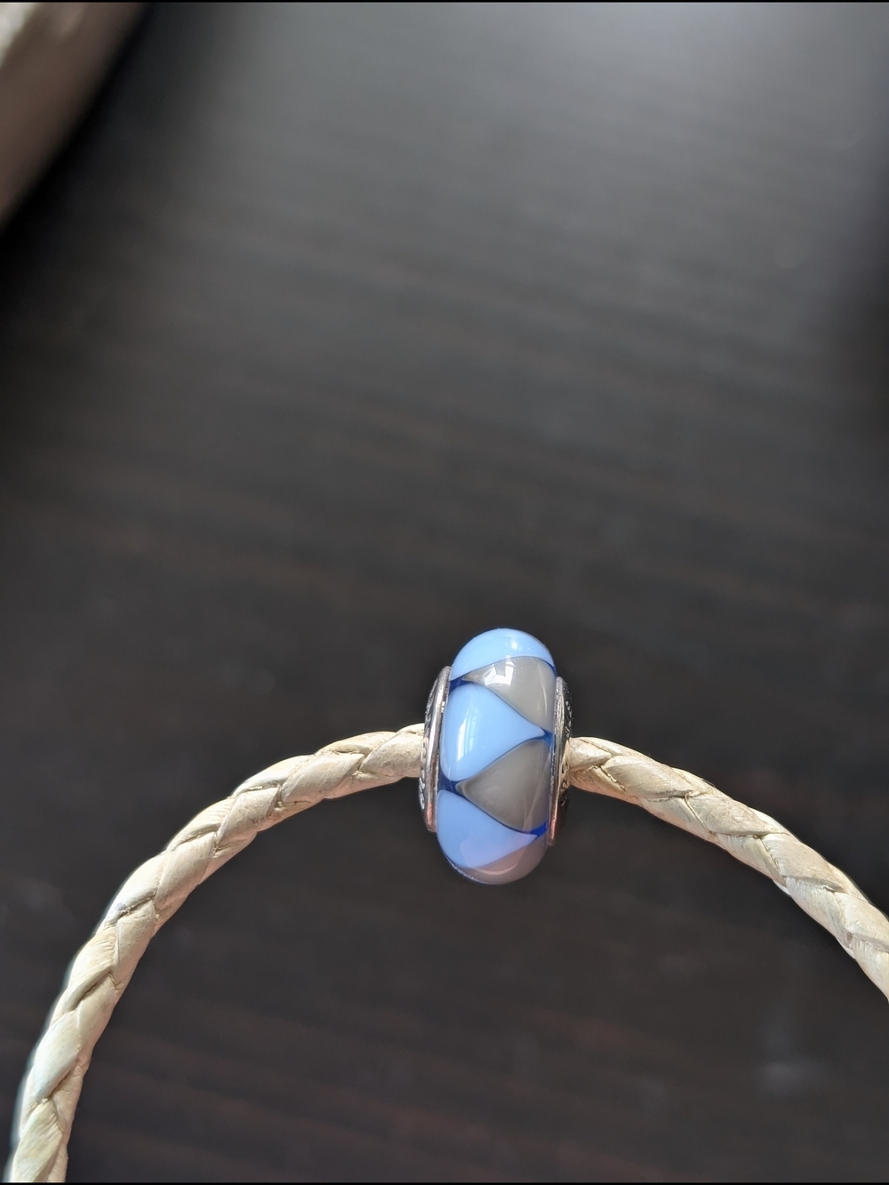 Pandora Captivating Blue And Grey Murano Glass charm